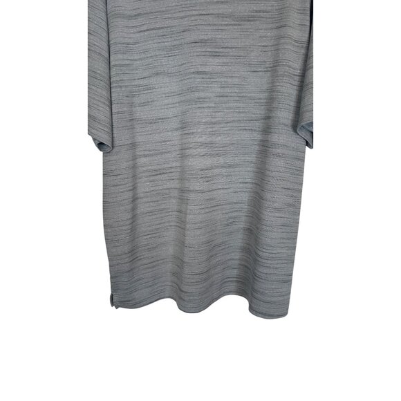 NWT Walter Hagen XXL Mens Grey Striped Polo Shirt Lightweight Breathable - Picture 6 of 15